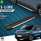S-Dizayn Fiat Doblo 3 S-Line Aluminyum Yan Basamak 203 Cm 2023 Üzeri
