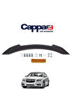 Cappafe Chevrolet Cruze Ön Kaput Koruyucu Rüzgarlığı 4mm Akrilik (abs) Piano Black 2008-2016