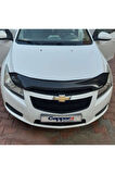 Cappafe Chevrolet Cruze Ön Kaput Koruyucu Rüzgarlığı 4mm Akrilik (abs) Piano Black 2008-2016