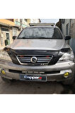 Cappafe Kıa Sorento Ön Kaput Koruyucu Rüzgarlık Eki (abs) 2 Prç 2002-2006