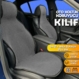 Toyota Verso Uyumlu Koltuk Kılıfı Minder Füme 2+1 Ön Arka Set