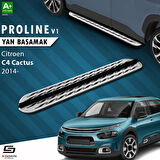 S-Dizayn Citroen C4 Cactus OEM Still Pro V2 Aluminyum Yan Basamak 183 Cm 2014 Üzeri