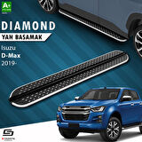 S-Dizayn Isuzu D-Max 3 Diamond Krom Yan Basamak 203 Cm 2019 Üzeri