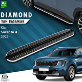S-Dizayn Kia Sorento 4 Diamond Krom Yan Basamak 183 Cm 2022 Üzeri