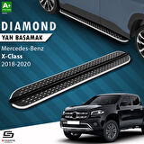 S-Dizayn Mercedes X-Class Diamond Krom Yan Basamak 203 Cm 2018-2020