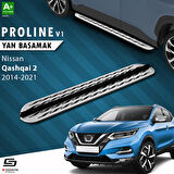 S-Dizayn Nissan Qashqai 2 OEM Still Pro V2 Aluminyum Yan Basamak 173 Cm 2014-2021