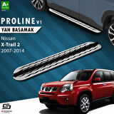 S-Dizayn Nissan X-Trail T31 OEM Still Pro V2 Aluminyum Yan Basamak 173 Cm 2007-2014