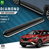 S-Dizayn Renault Captur 2 Diamond Krom Yan Basamak 183 Cm 2020 Üzeri