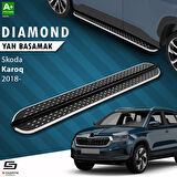 S-Dizayn Skoda Karoq Diamond Krom Yan Basamak 173 Cm 2018 Üzeri