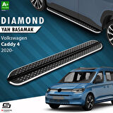 S-Dizayn VW Caddy 4 Diamond Krom Yan Basamak 193 Cm 2020 Üzeri