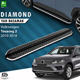 S-Dizayn VW Touareg 2 Diamond Krom Yan Basamak 193 Cm 2010-2018
