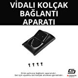 S-Dizayn Citroen C3 ABS Vidalı Kol Dayama Kolçak Alt Adaptör 2009-2016 A+Kalite
