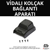 S-Dizayn Citroen C-Elysee Vidalı Kol Dayama Kolçak Alt Adaptör 2012 Üzeri A+ Kalite