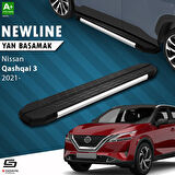 S-Dizayn Nissan Qashqai 3 NewLine Krom Yan Basamak 173 Cm 2021 Üzeri A+ Kalite