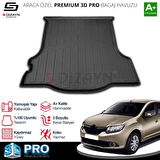 S-Dizayn Renault Symbol 3D Pro Bagaj Havuzu 2013 Üzeri A+ Kalite