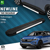 S-Dizayn VW T-Roc NewLine Aluminyum Yan Basamak 173 Cm 2019 Üzeri A+ Kalite