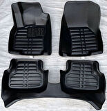 Audi A3 8V HB ve Sedan Uyumlu 2013-2020 5D Havuzlu Karbon Dizayn Paspas Seti