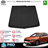 S-Dizayn Fiat Egea Cross 3D Pro Bagaj Havuzu 2020 Üzeri A+ Kalite