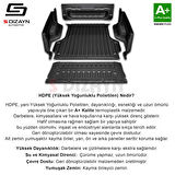 S-Dizayn VW Amarok 2 HDPE Kasa Havuzu Kaplaması 5 Prç. 2023 Üzeri A+ Kalite