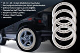 Alfa Romeo Uyumlu 14 Jant Speed Hunters Lastik Yanağı Beyaz Renk 1 Takım 4 Adet