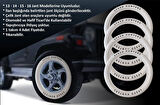Volkswagen Uyumlu 16 Jant Speed Hunters Lastik Yanağı Beyaz Renk 1 Takım 4 Adet