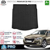 S-Dizayn Peugeot 301 3D Pro Bagaj Havuzu 2012 Üzeri A+ Kalite