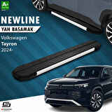 S-Dizayn Volkswagen Tayron 2 NewLine Aluminyum Yan Basamak 193 Cm 2024 Üzeri A+ Kalite