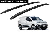 Fiat Doblo Van 2023 ve Sonrası Orjinal Tip OEM Tavan Çıtası (Siyah Renk)