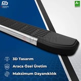 S-Dizayn Fiat Scudo 3 Kısa Şase S-Line Krom Yan Basamak 213 Cm 2020 Üzeri A+ Kalite