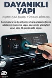 S-Dizayn Tesla Model Y Jüniper 8 İnç 9H Nano Arka Yolcu Tablet (MAT) 2025-2026 A+ Kalite