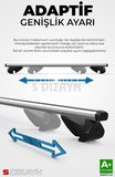 S-Dizayn Dacia Duster S-Bar Atlas V1 Ara Atkı Tavan Taşıyıcı Barı Gri 120 Cm 2009-2013 A+ Kalite