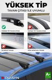 S-Dizayn Dacia Duster S-Bar Atlas V1 Ara Atkı Tavan Taşıyıcı Barı Siyah 120 Cm 2009-2013 A+ Kalite