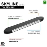 S-Dizayn Mercedes Vito W639 Kısa Şase Skyline Krom Yan Basamak 233 Cm 2004-2014 A+ Kalite