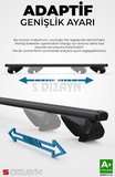 S-Dizayn Toyota Rav 4 S-Bar Atlas V1 Ara Atkı Tavan Taşıyıcı Barı Siyah 120 Cm 2000-2005 A+ Kalite
