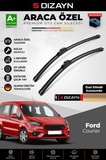 S-Dizayn Ford Courier Ön Cam Silecek Seti 2014-2023 Premium Araca Özel 70-40 Cm  A+ Kalite