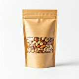 20x30 Pencereli Kraft Doypack