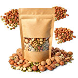 20x30 Pencereli Kraft Doypack