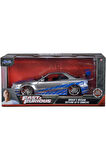 Simba 3203058 Fast & Furıous 1:24 Brıan's Nıssan Skylıne Gt-
