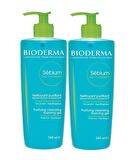 Bioderma Sebium Foaming Gel 500 ml 2'li Paket Karma ve Yağlı Ciltler Temizleme Jeli