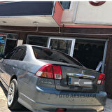 Sts Oto Aksesuar Honda Vtec 2001-2005 Bagaj Üstü Slim Spoiler Parlak Siyah