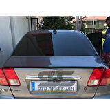 Sts Oto Aksesuar Honda Vtec 2001-2005 Bagaj Üstü Slim Spoiler Parlak Siyah
