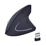 Monozone  Yeni Nesil Kablosuz Ergonomik Dikey Mouse 800/1200/1600 Dpı PC Gamer Usb Bilek Destekli Vertical Gamer Fare