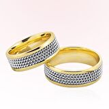 Dört Şeritli Altın Alyans 3407