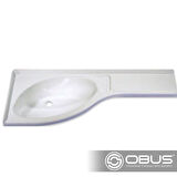 Obus Karavan Comet Fiber Sol Banyo Lavabosu