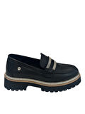 Mammamia D25YA-3705 Kadın Casual Deri Loafer Ayakkabı