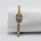 Full Baget Taşlı Bileklik Gold