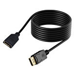 Display port dişi erkek uzatma kablosu display dişi erkek kablo 3m