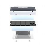 Nvme M.2 ssd Alüminyum Soğutucu M.2 NVMe SSD pasif soğutucu 2280 