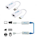 Usb 2.0 to rj45 cat5 cat6 extender 200m ye kadar rj45 ile usb uzatma