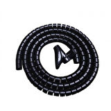 Kablo düzenleyici Spiral kablo toplayıcı Çapı 20mm Siyah 1.5m